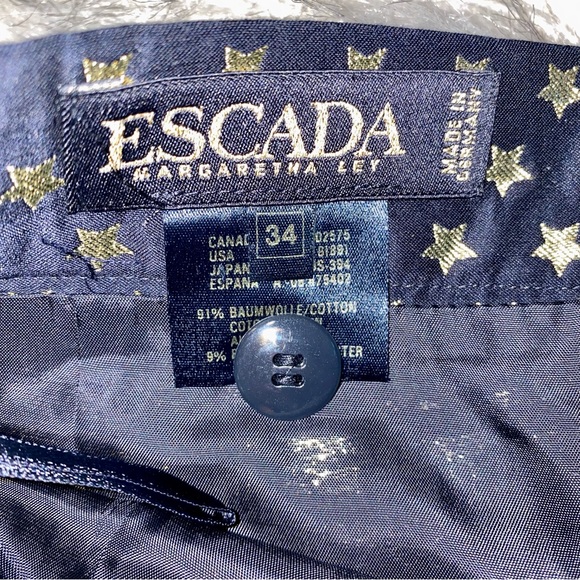 ESCADA Mini Skirt - Star Print - Picture 5 of 9